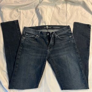 Women’s size 29 7 for all mankind jeans